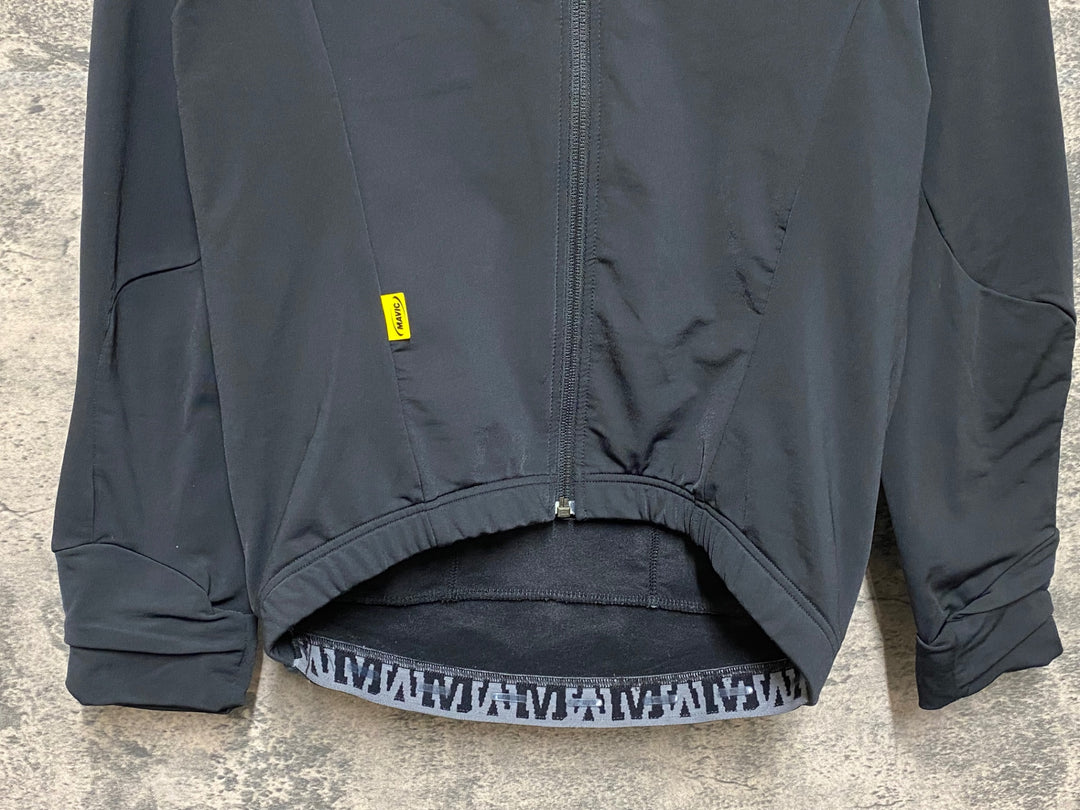 JO355 マヴィック MAVIC 長袖サイクルジャージ M 黒 裏起毛