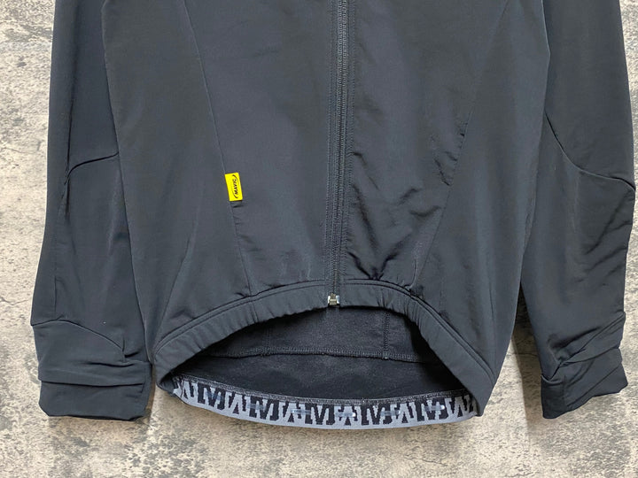 JO355 マヴィック MAVIC 長袖サイクルジャージ M 黒 裏起毛
