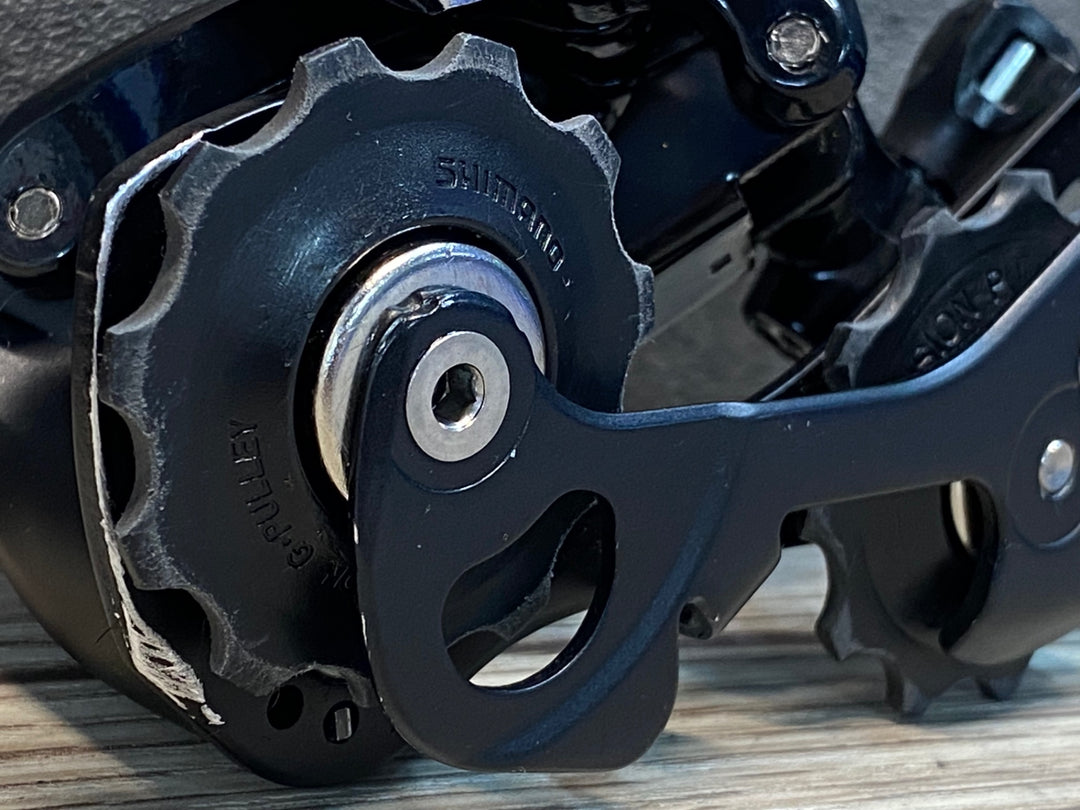 IZ948 シマノ SHIMANO 105 FD-5800 バンドΦ34.9 / RD-5800 SS 前後ディレイラーセット 2x11S 黒 ※ケーブルガイドちぎれ