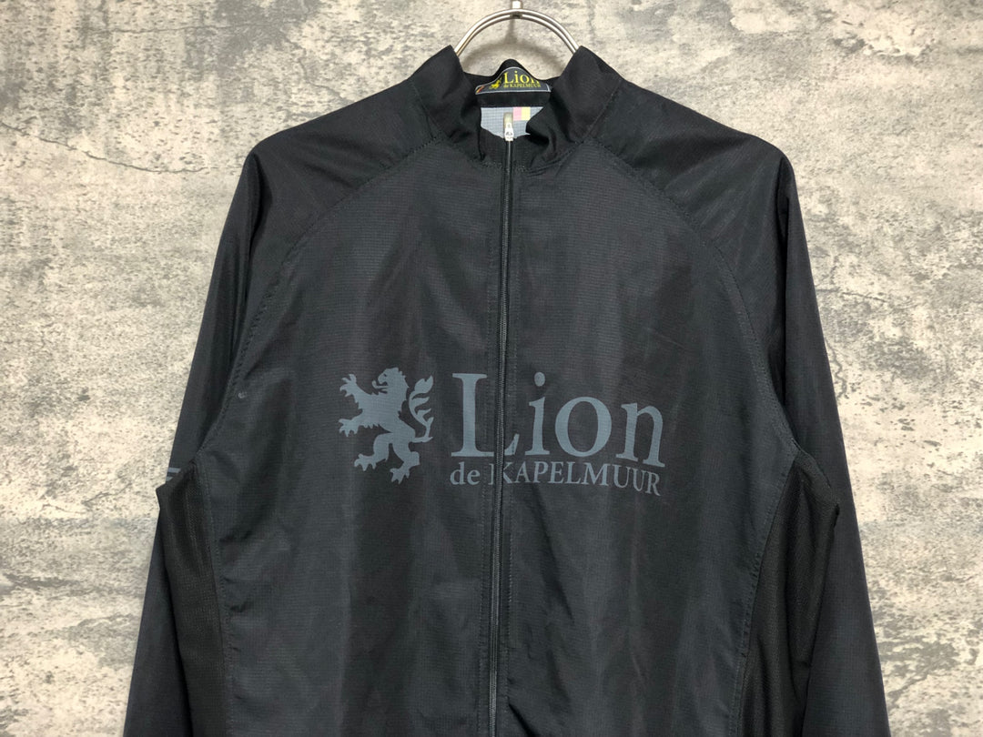 KK707 リオンドカペルミュール Lion de KAPELMUUR 長袖 ウィンドブレーカー 黒 L