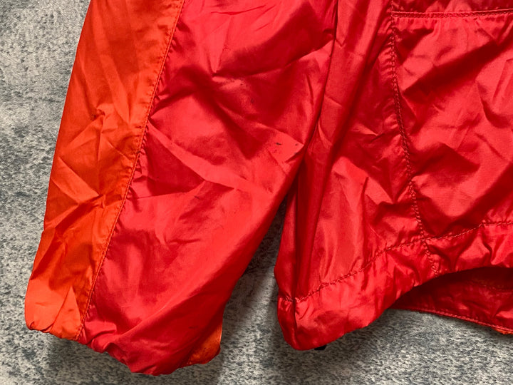 JN593 コロンビア columbia マウンテンパーカー ウィンドブレーカー オレンジ XL 汚れあり