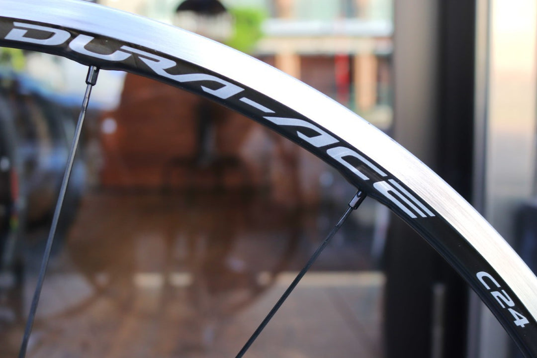 シマノ SHIMANO デュラーエース DURA-ACE WH-9000 C24 アルミ カーボン ホイールセット 12/11S 【東京南麻布店】