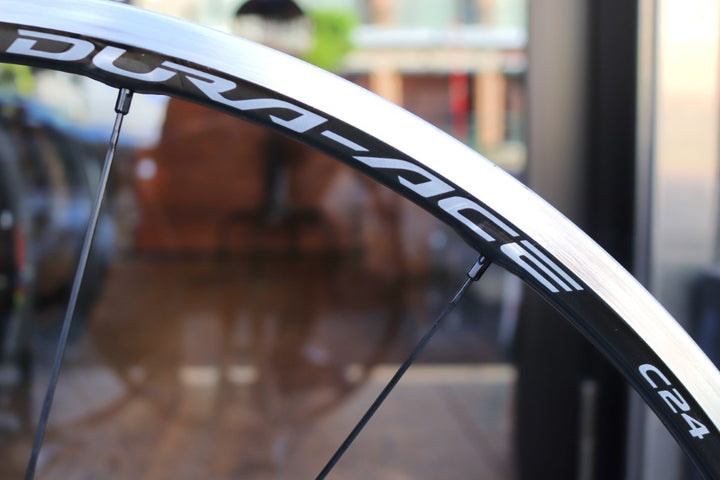 シマノ SHIMANO デュラーエース DURA-ACE WH-9000 C24 アルミ カーボン ホイールセット 12/11S 【東京南麻布店】