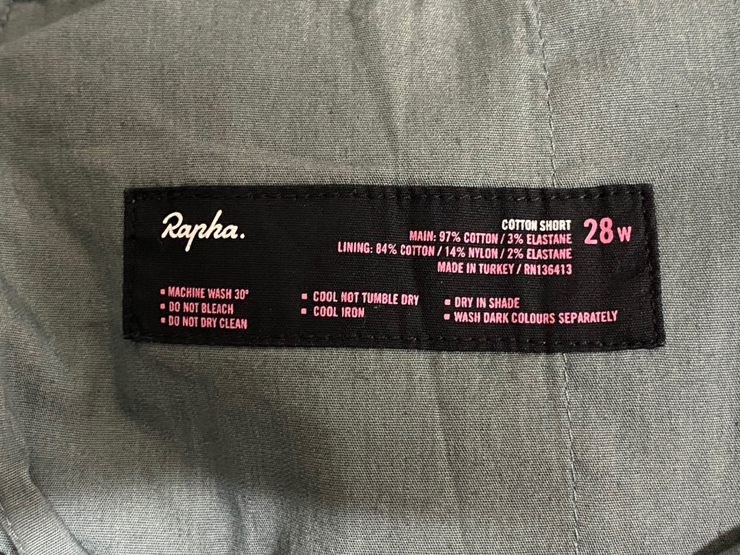 KP681 ラファ Rapha COTTON SHORTS ハーフパンツ ターコイズ 28W
