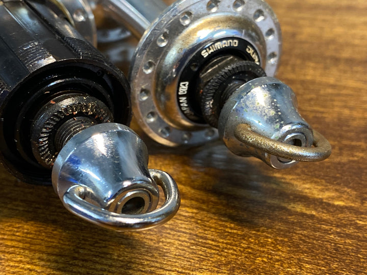 KO993 シマノ SHIMANO デュラエース DURA-ACE HB-7400 FH-7403 36H 前後ハブセット