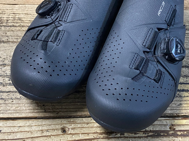 KB396 シマノ SHIMANO SHRC300MRC3 L01 S ビンディングシューズ EU42 黒