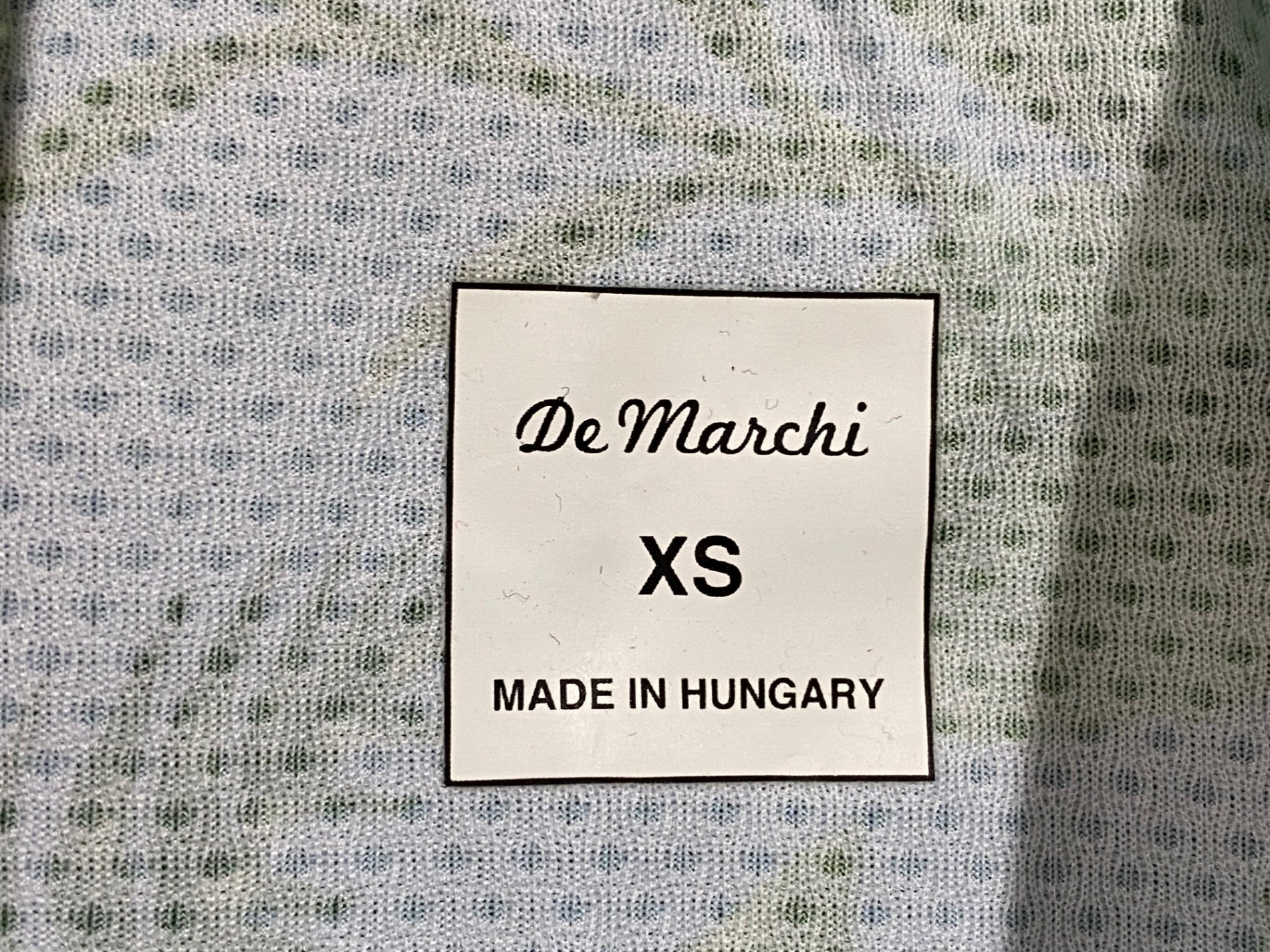 JE563 デマルキ De Marchi 半袖 サイクルジャージ 青 花柄 レディース