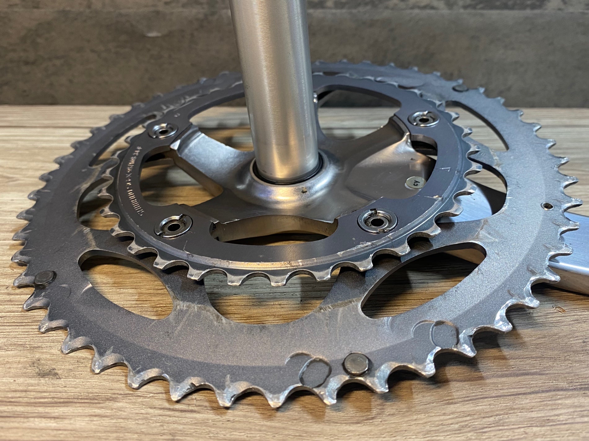 JK415 シマノ SHIMNAO 105 FC-5650 クランクセット シルバー 170mm 50