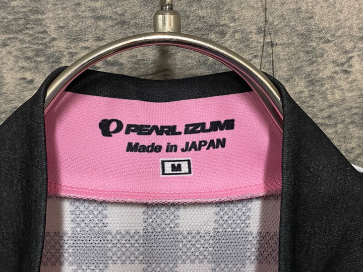 KL675 パールイズミ PEARL iZUMi 半袖 サイクルジャージ 白黒 M レディース