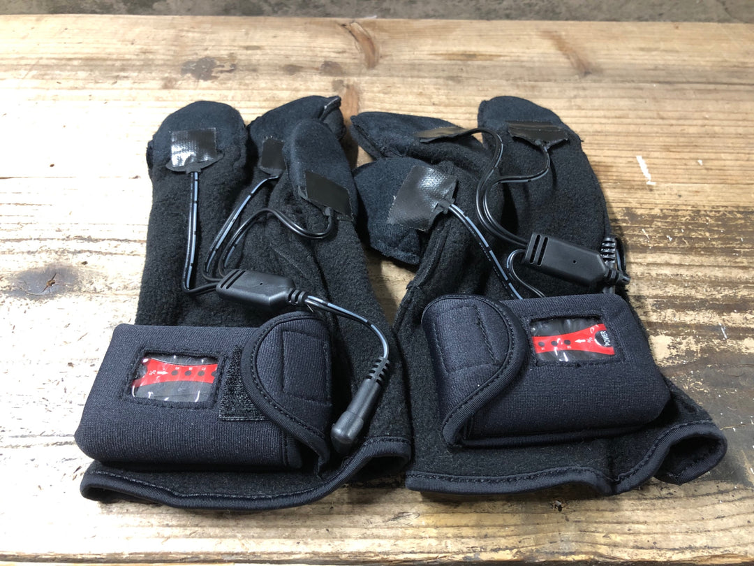 JV328 パールイズミ PEARL iZUMi 長指ウィンターグローブ 黒 M HEAT PANEL SYSTEM