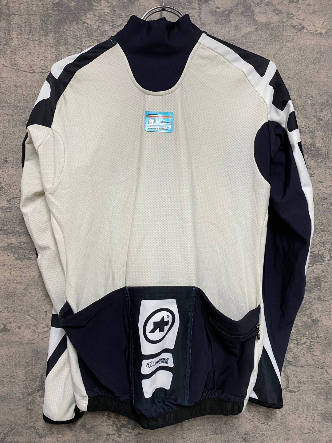 KD685 アソス ASSOS iJ.tiBuru.4 長袖 サイクルジャージ 白 L 裏起毛