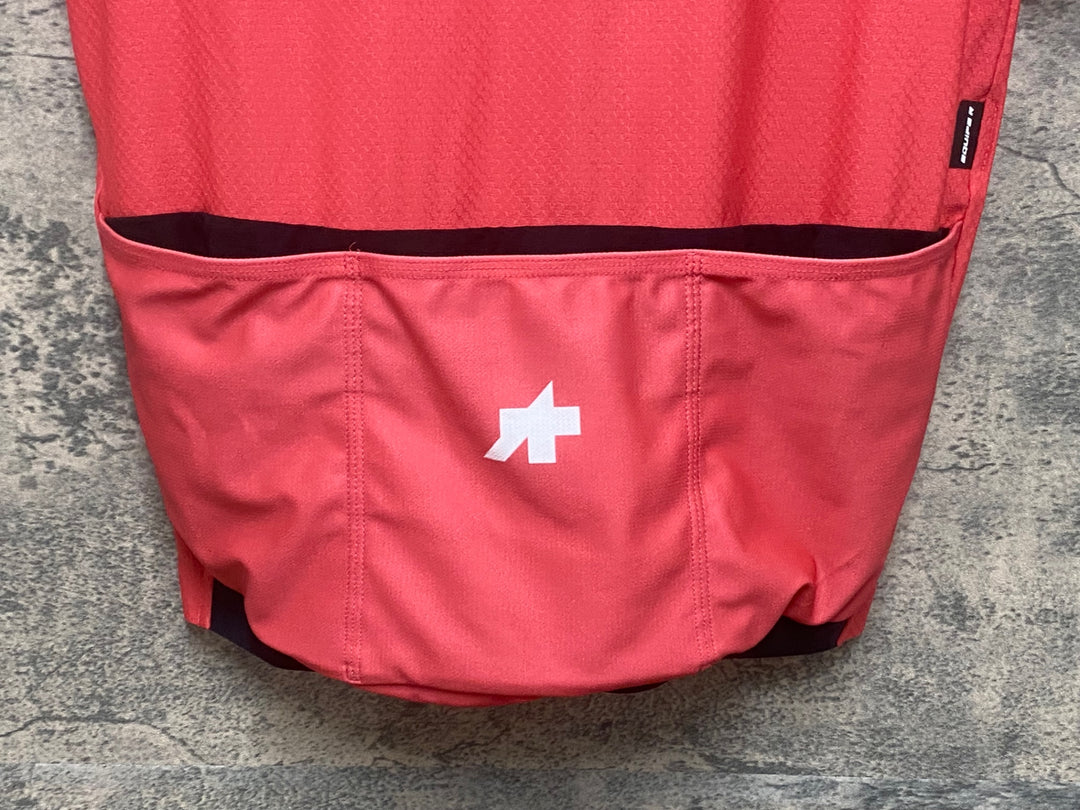 KR254 アソス Assos EQUIPE R S11 Short Sleeve Jersey 半袖 サイクルジャージ 赤 L