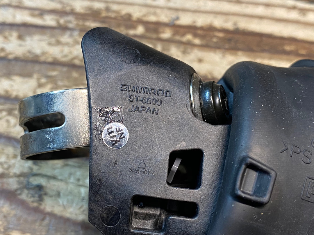 JC492 シマノ SHIMANO アルテグラ ULTEGRA ST-6800 STIレバー 2x11S ※右レバー切断あり