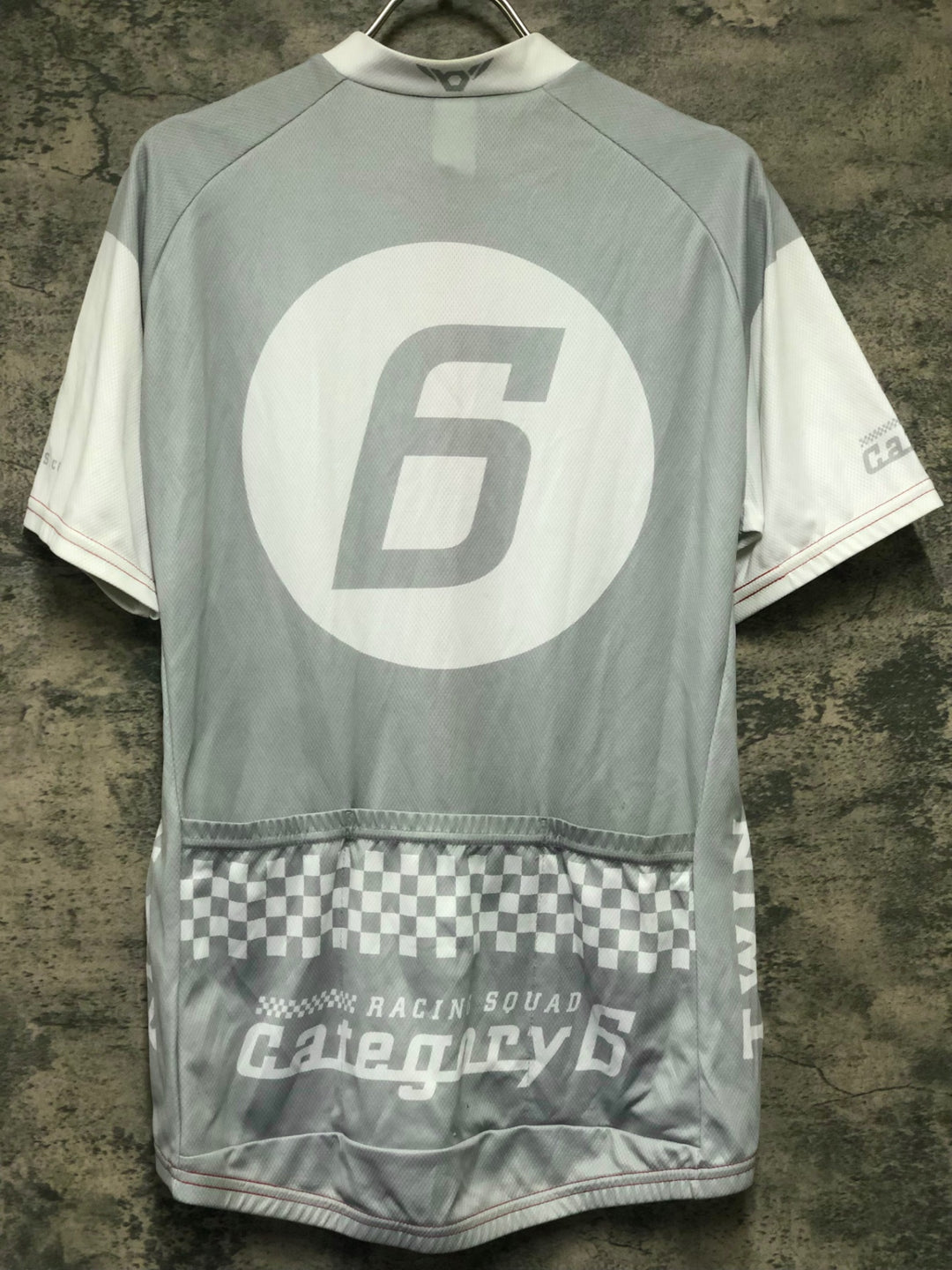 KL256 ツインシックス TWINSIX 半袖 サイクルジャージ 白 グレー L