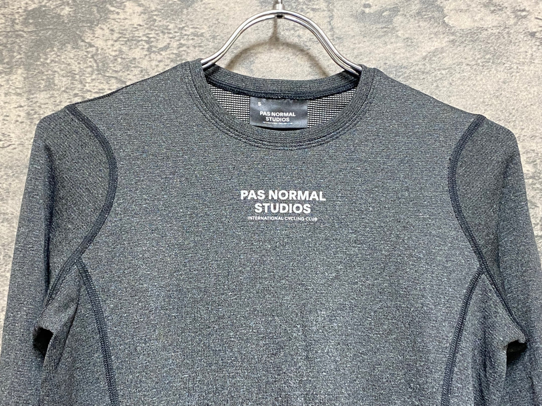 KM739 パスノーマルスタジオ PAS NORMAL STUDIOS MEN'S THERMAL LONG SLEEVE BASE LAYER 長袖 ベースレイヤー 黒 S