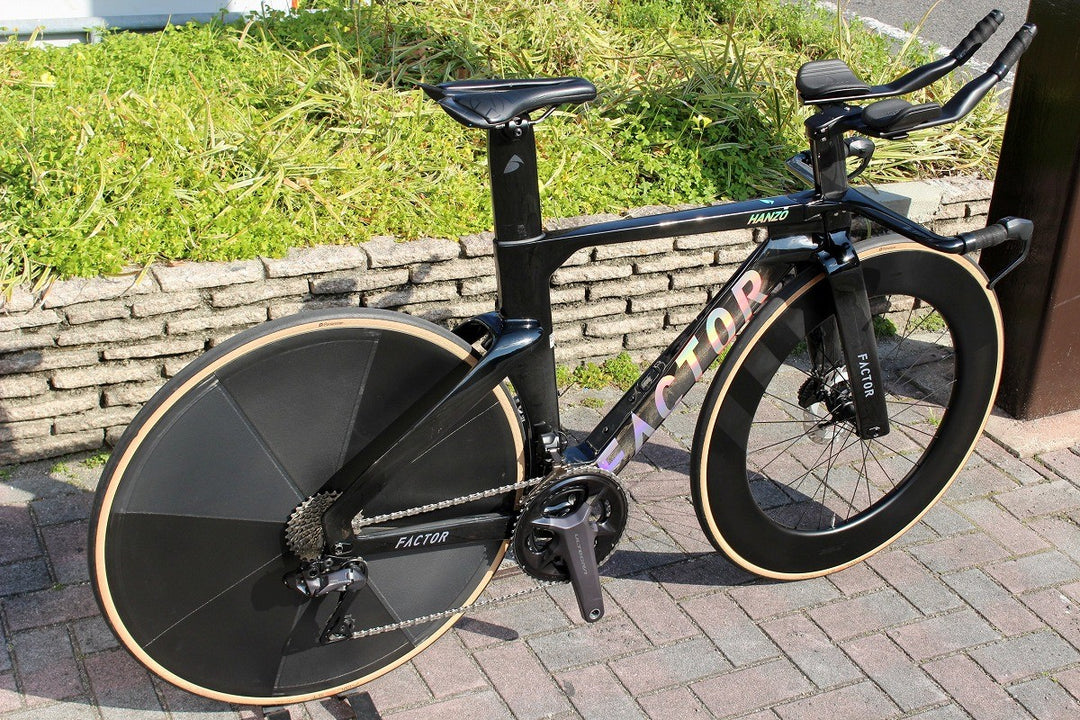 ファクター FACTOR ハンゾー HANZO 2023 Sサイズ アルテグラ Di2 R8170 12S カーボン TTバイク タイムトライアルバイク 【名古屋店】