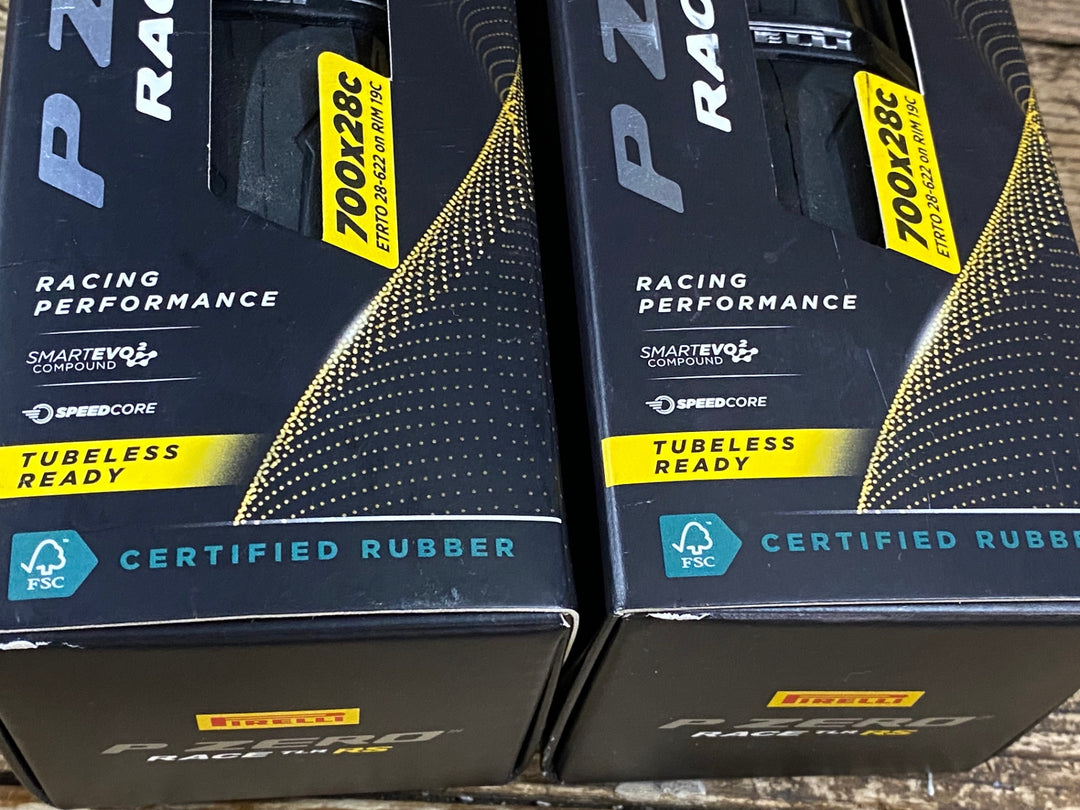 JU742 ピレリ PIRELLI P ZERO RACE TLR RS チューブレスレディ タイヤ 700x28C 2本セット