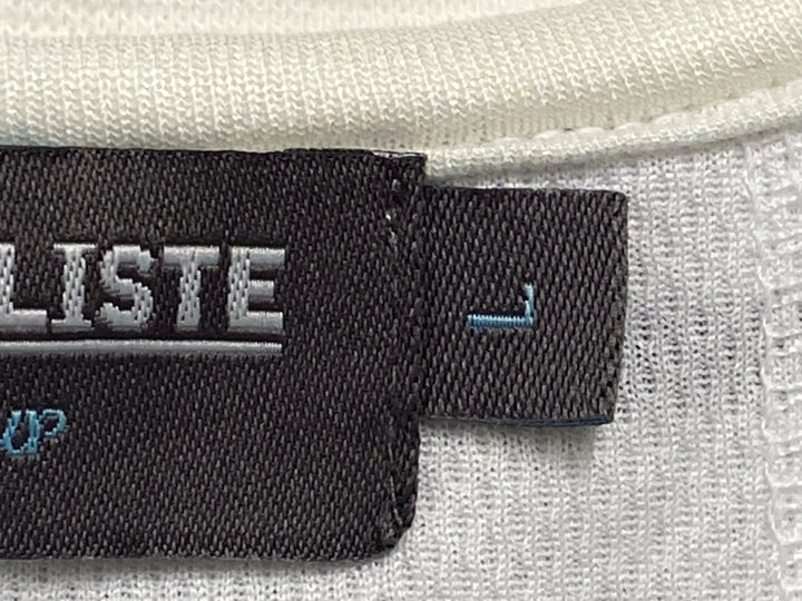 JX479 カフェドシクリステ CAFE DU CYCLISTE PAULINE Men 半袖 サイクルジャージ Vネック Tシャツ 白 ボーダー L