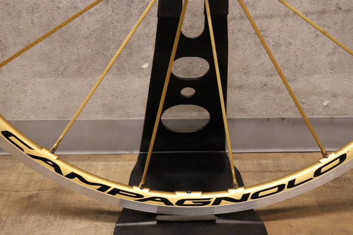 カンパニョーロ CAMPAGNOLO シャマルウルトラ SHAMAL ULTRA GOLD アルミ チューブラー フロントホイール 【さいたま浦和店】