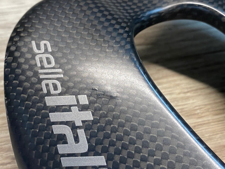 JC976 セライタリア selle ITALIA C-59 カーボンサドル カーボンレール 130mm ※座面にクラックあり