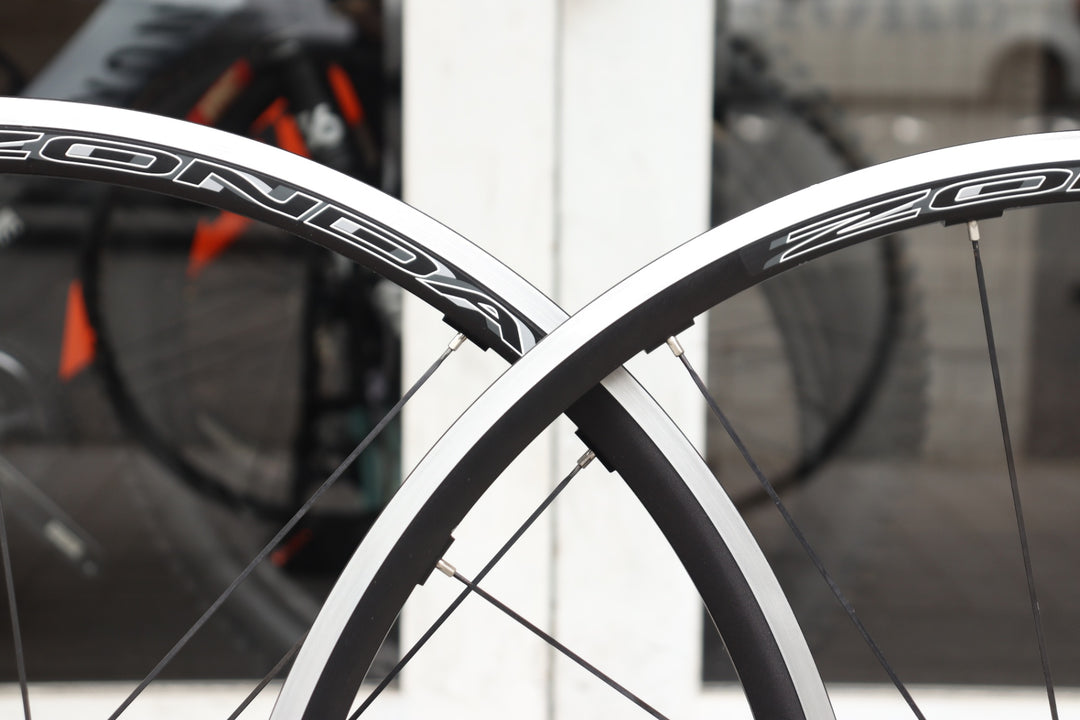 カンパニョーロ CAMPAGNOLO ゾンダ ZONDA C17 アルミ  クリンチャー ホイールセット シマノ 11S/12S 【横浜店】