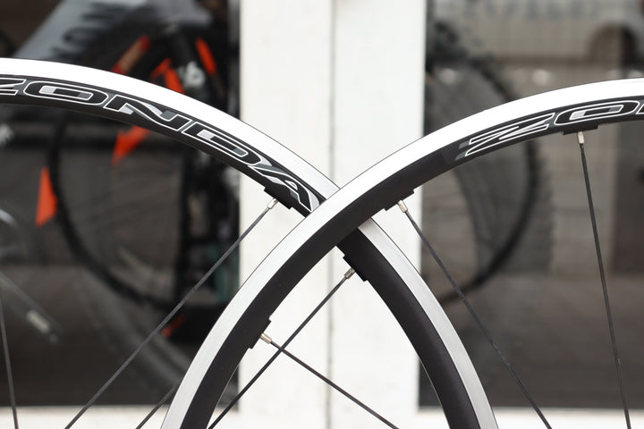カンパニョーロ CAMPAGNOLO ゾンダ ZONDA C17 アルミ  クリンチャー ホイールセット シマノ 11S/12S 【横浜店】