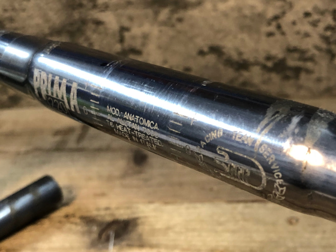 JQ546 3T prima 220 アルミドロップハンドル シルバー Φ26.0 400mm