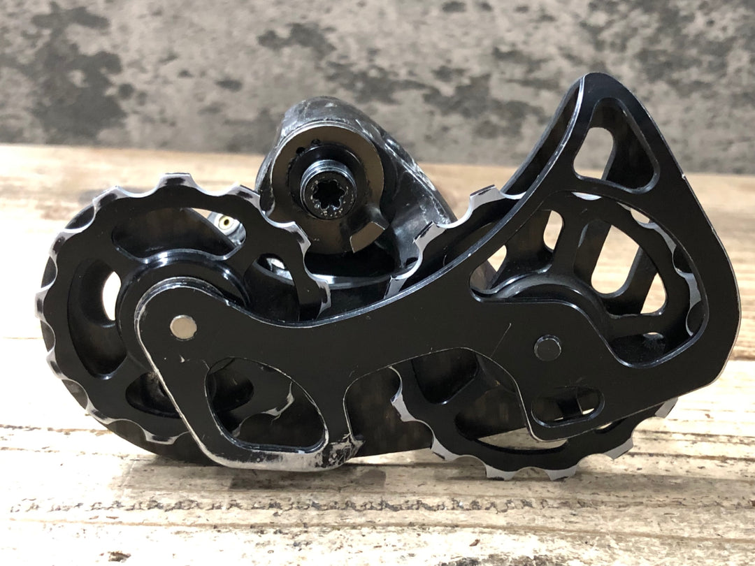 JU386 カンパニョーロ CAMPAGNOLO スーパーレコード SUPER RECORD 11 リアディレイラー  社外製ビッグプーリー ※プーリー軸ボルト加工品