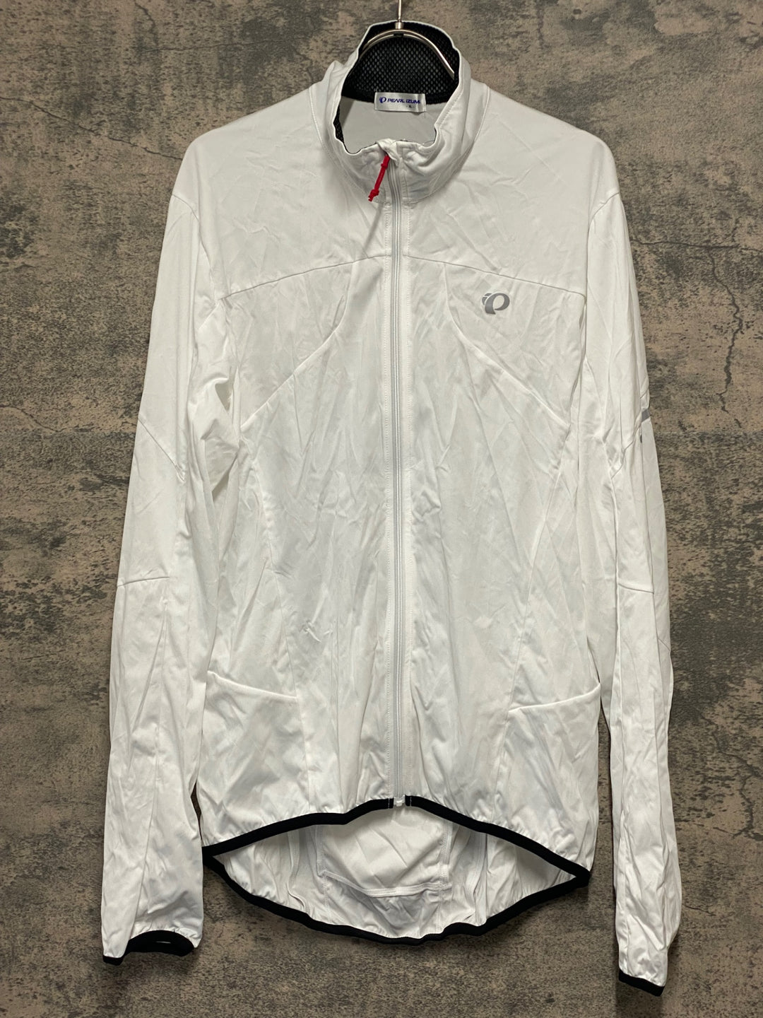 JW270 パールイズミ PEARL iZUMi 長袖 ウインドブレイカー 白 XL