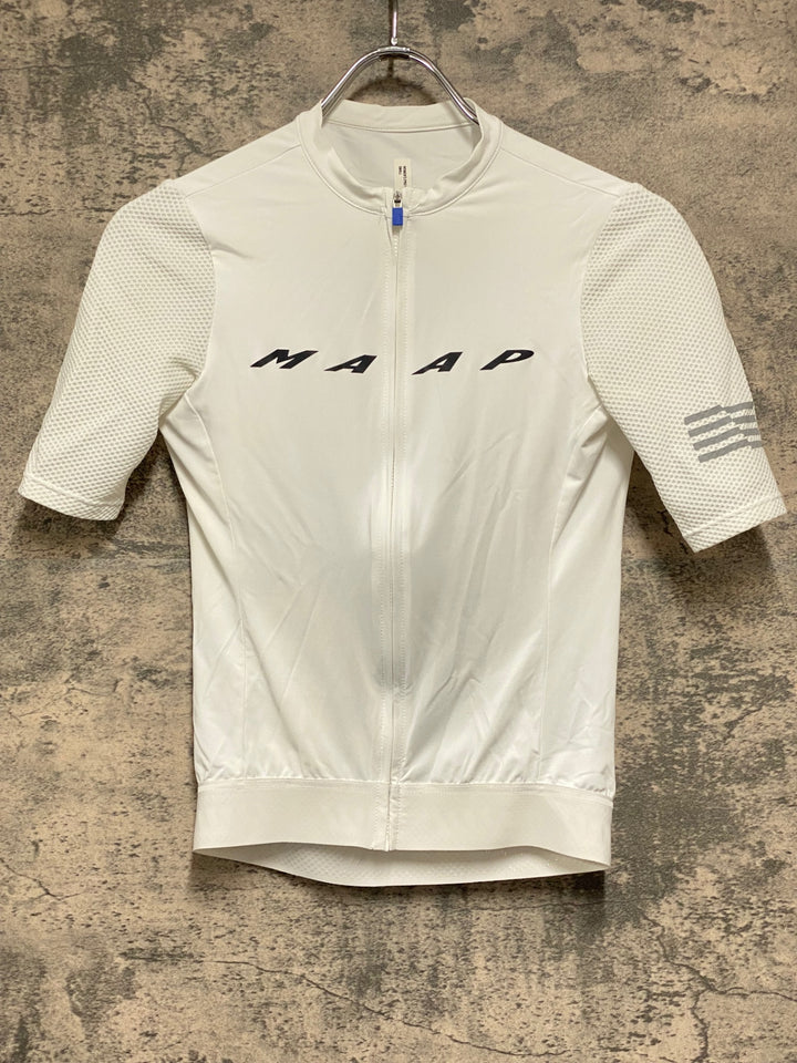 KA446 マープ MAAP WOMEN'S PRO FIT JERSEY 半袖 サイクルジャージ 白 レディース S
