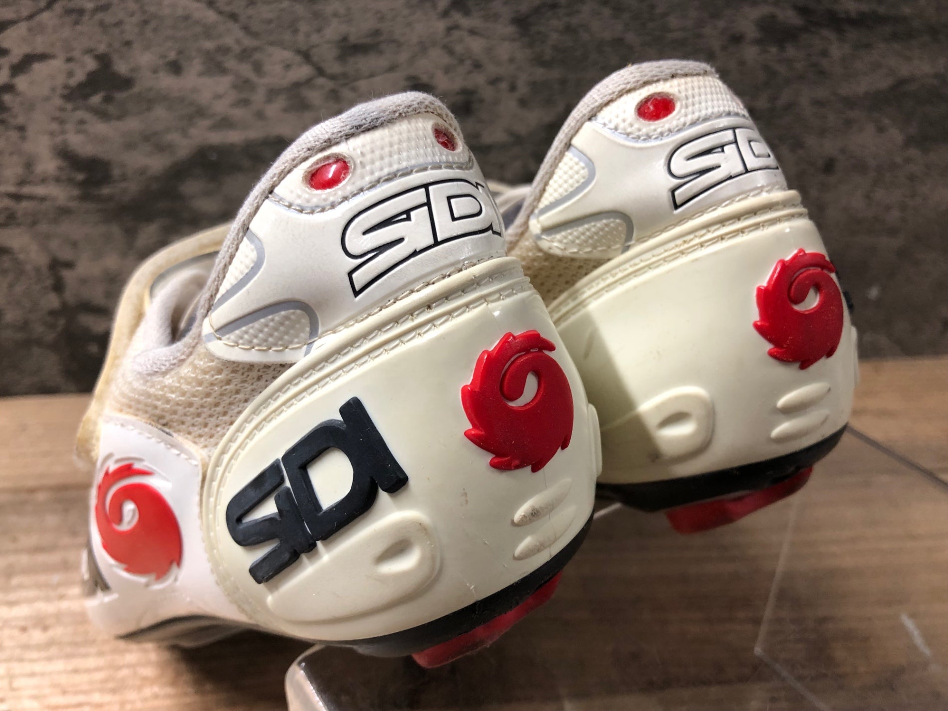 JT867 シディ SIDI GENIUS 7 ビンディングシューズ 白 EU42 ※日焼け