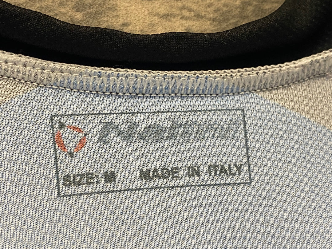 KJ080 ナリーニ Nalini 半袖 サイクルジャージ 白青 M