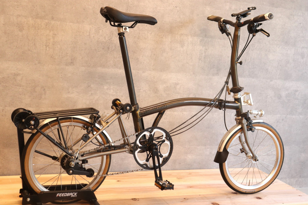 ブロンプトン BROMPTON S6R ブラックラッカー 2021モデル Black Lacquer 16インチ ミニベロ 折り畳み 小径車 チタンフォーク チタンバック 【さいたま浦和店】