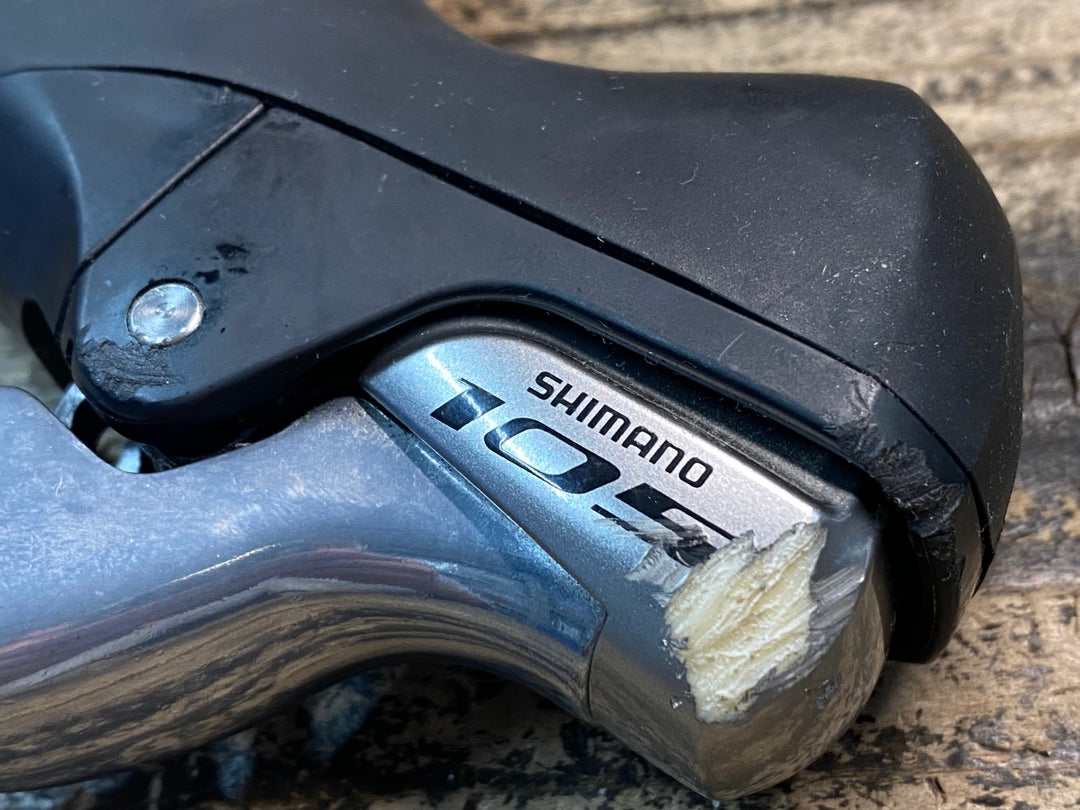 JI775 シマノ SHIMANO 105 ST-5800 11S シルバー STIレバー 左右セット