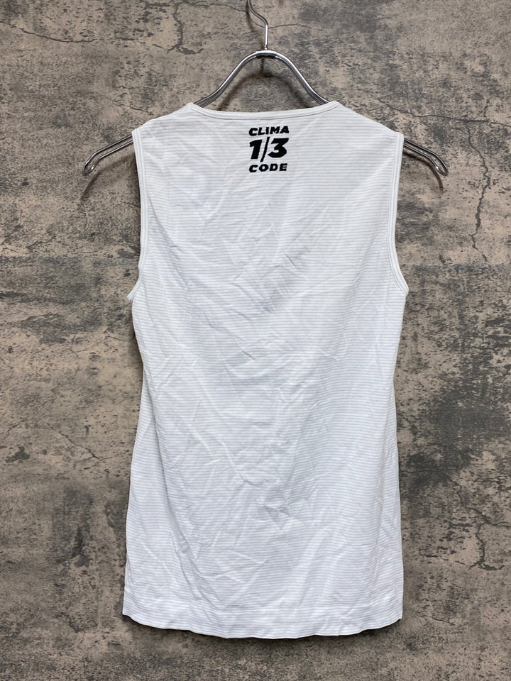 JW778 アソス assos Slin Layer ノースリーブベースレイヤー 白 XS/S