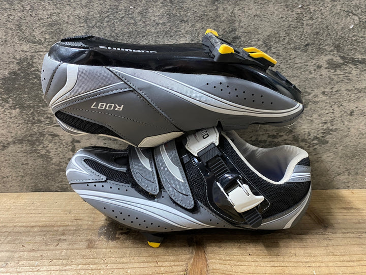 KB088 シマノ SHIMANO R087 SH-R087G ビンディングシューズ 3穴 グレー EU41