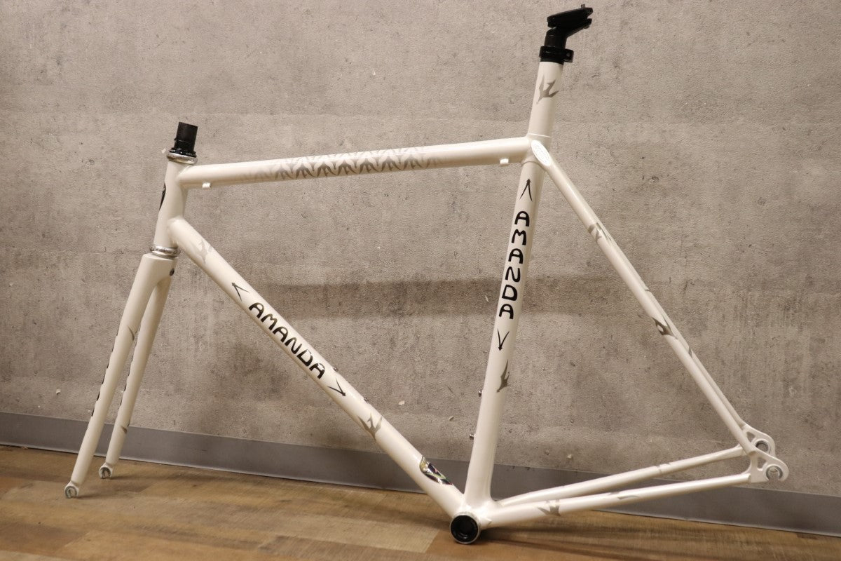 AMANDA ロードバイクフレーム ホワイト AMANDAのフレーム（ロードバイク）が・・・・ - legon175の日記