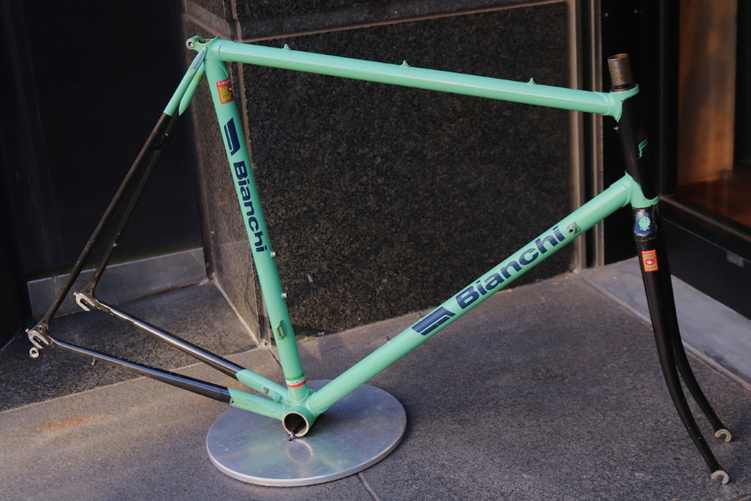 ビアンキ BIANCHI コロンバス COLUMBUS  SLX 1980年代 クロモリ フレームセット 【東京南麻布店】