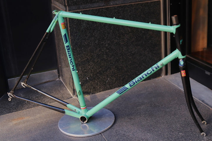 ビアンキ BIANCHI コロンバス COLUMBUS  SLX 1980年代 クロモリ フレームセット 【東京南麻布店】