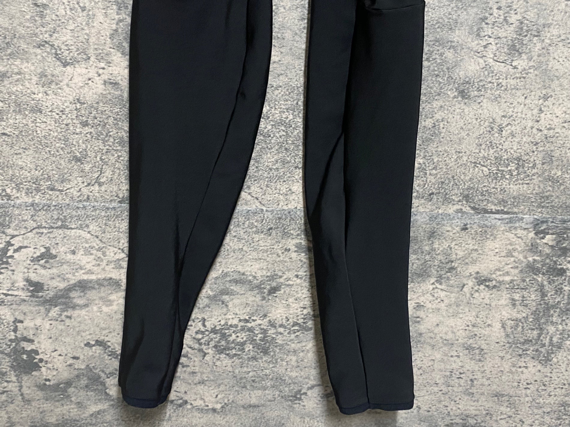 JQ777 ラファ Rapha CORE WINTER TIGHTS WITH PAD ビブタイツ 黒 S 裏