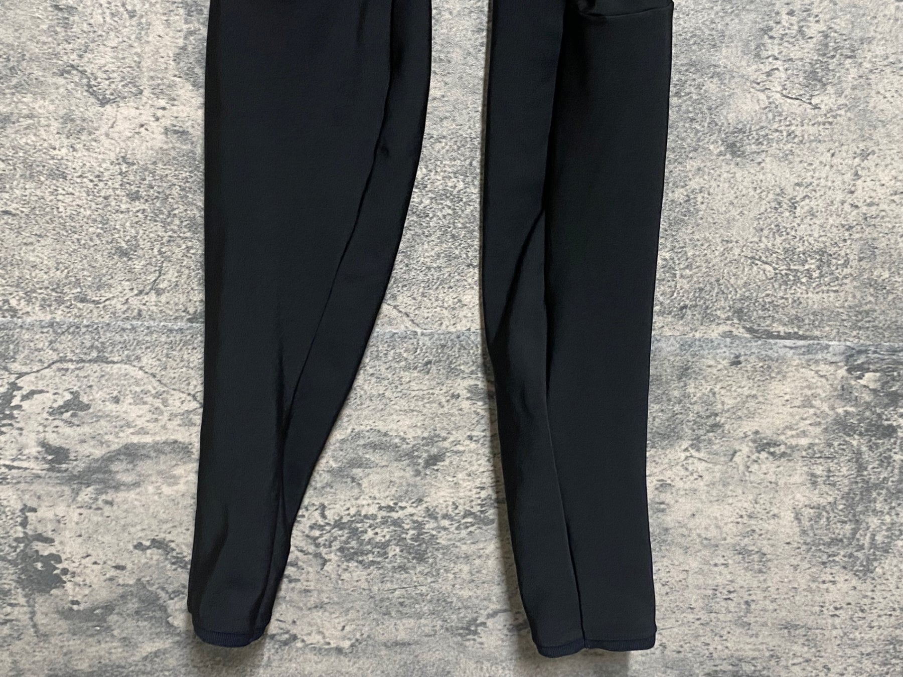 JQ777 ラファ Rapha CORE WINTER TIGHTS WITH PAD ビブタイツ 黒 S 裏
