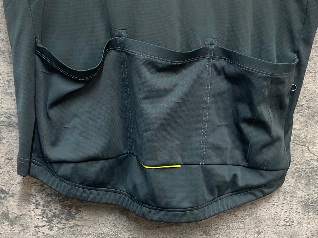 KR429 ラファ Rapha MEN'S LIGHTWEIGHT JERSEY BREVET 半袖 サイクルジャージ カーキ XXL ほつれ