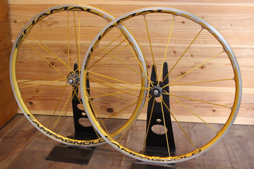 カンパニョーロ CAMPAGNOLO シャマルウルトラ ゴールド SHAMAL ULTRA GOLD アルミ クリンチャー ホイールセット カンパ11S/12S 【名古屋店】