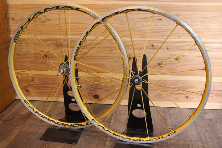 カンパニョーロ CAMPAGNOLO シャマルウルトラ ゴールド SHAMAL ULTRA GOLD アルミ クリンチャー ホイールセット カンパ11S/12S 【名古屋店】