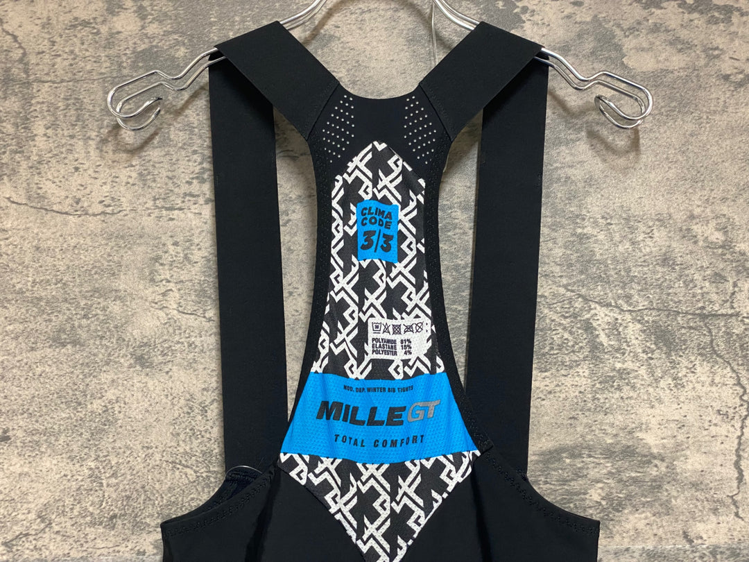 KR256 アソス ASSOS MILLE GT Winter Bib Tights ビブタイツ 黒 M 裏起毛 ※擦れ強