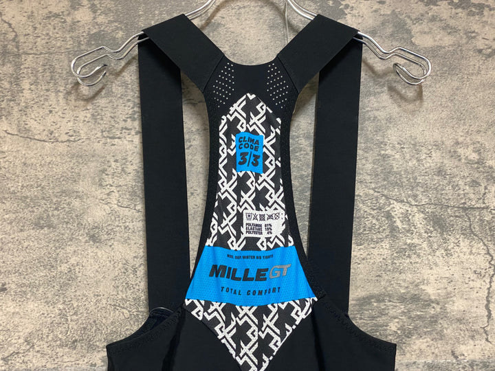 KR256 アソス ASSOS MILLE GT Winter Bib Tights ビブタイツ 黒 M 裏起毛 ※擦れ強