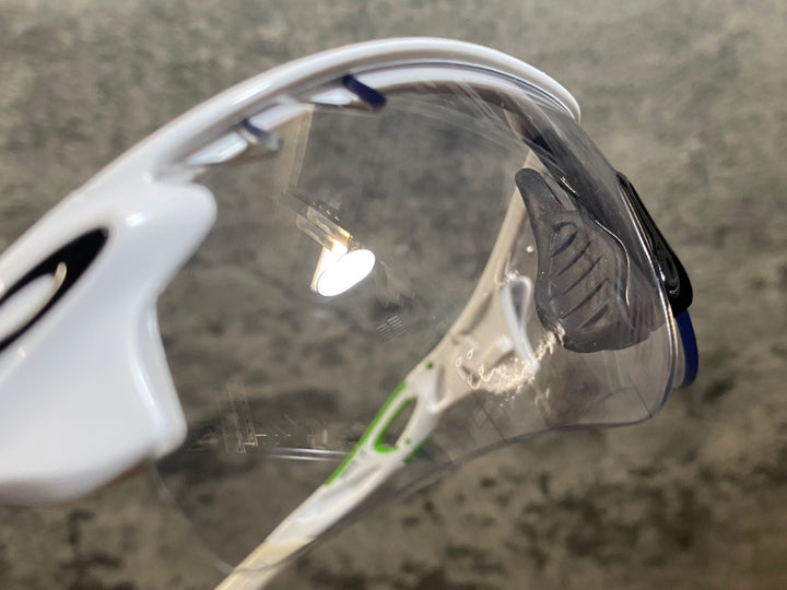 KH642 オークリー OAKLEY Cavendish RADAR LOCK サングラス アイウェア 白 緑 クリアレンズ PRIZMレンズ、緑レンズ付属