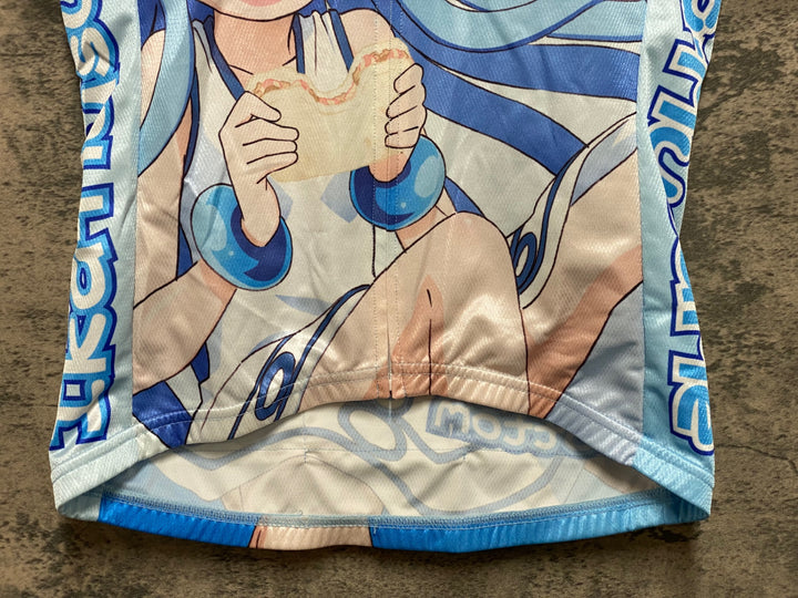 JM944 モノクローバー MONOCLOVER 半袖 サイクルジャージ 総柄 M イカ娘