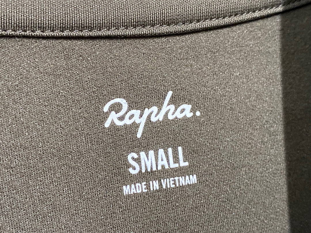 JK768 ラファ Rapha MEN'S CORE THERMAL LONG SLEEVE JERSEY 長袖 サイクルジャージ オリーブ S 裏起毛