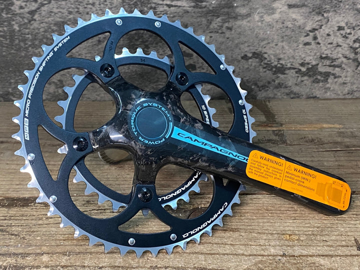 JR304 CAMPAGNOLO CENTAUR CARBON FC12CE040C クランクセット 170mm 50/34T POWER TORQUE 10S
